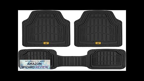 Cat® ToughRide™ Heavy-Duty 3 Piece Rubber All Season Floor Mats for Car Review