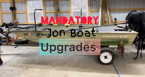 Two huge and low cost upgrades to your long tail jon boat