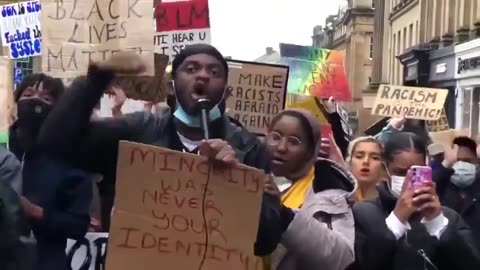 LOL A low IQ Migrant Thinks that the UK was built by his ancestors.mp4