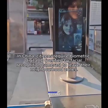 Digital prison in China 🤯😡🤬 that’s what the globalist wants to do everywhere in the world. 🤦‍♂️ In China, citizens require biometric digital ID (verified by facial recognition cameras) to leave their neighbourhood zones.
