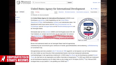 CSN#03 USAID. Onderdeel van de DEEP-STATE?