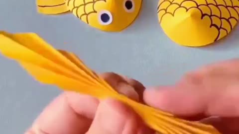 How to Make a Paper Fish – Fun and Easy DIY Toy!