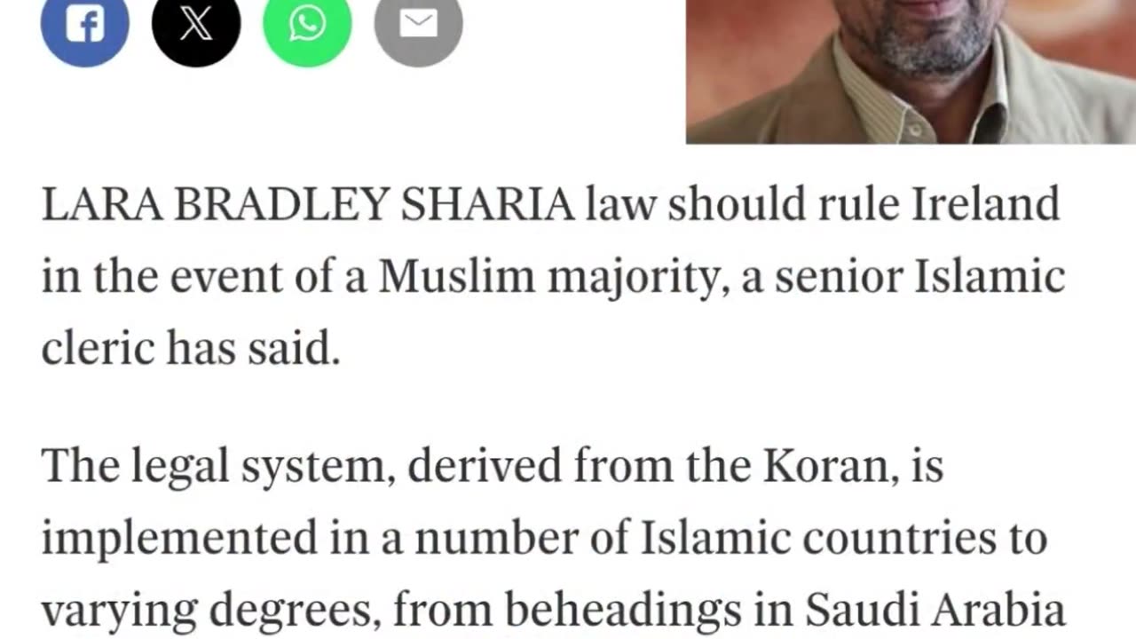 Ireland fought the British for 800 years just to give the country away to Islam.