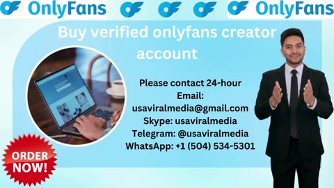 Buy verified onlyfans creator account