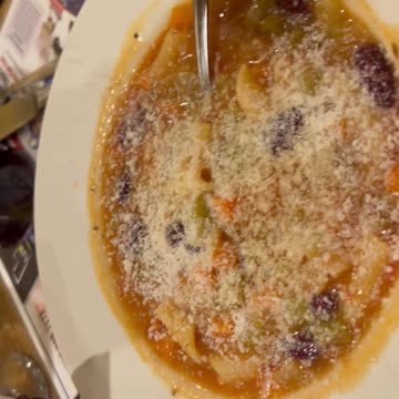 On a Cold Day in The Jersey Shore you know for SURE! Apefather needs Hot Minestrone Soup!