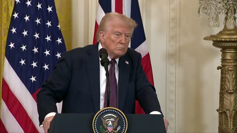 Presidents Trump And UK PM Starmern Hold Joint Press Conference February 27th, 2025