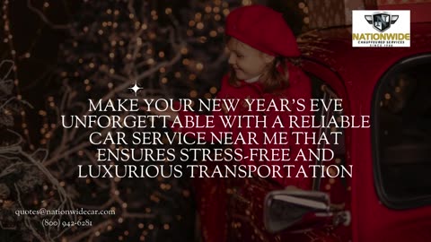 Car Service Near Me for New Year’s Eve