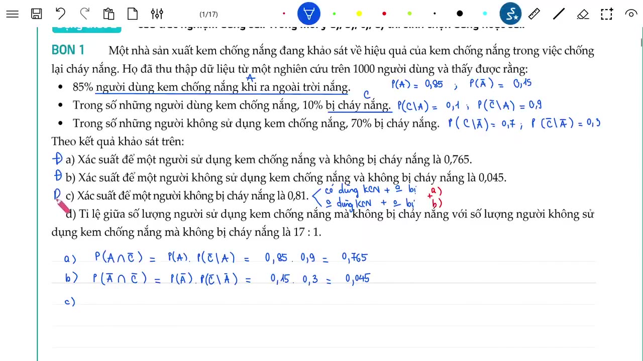 BTRL Theme 33 Tính xác suất bằng công thức nhân xác suất mp4