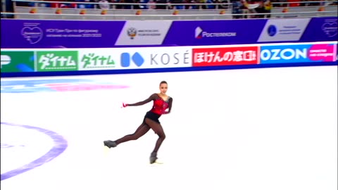 Камила Валиева Kamila VALIEVA🇷🇺🥇FS 2021 ISU Rostelecom Grand Prix No Commentary Version (4K)