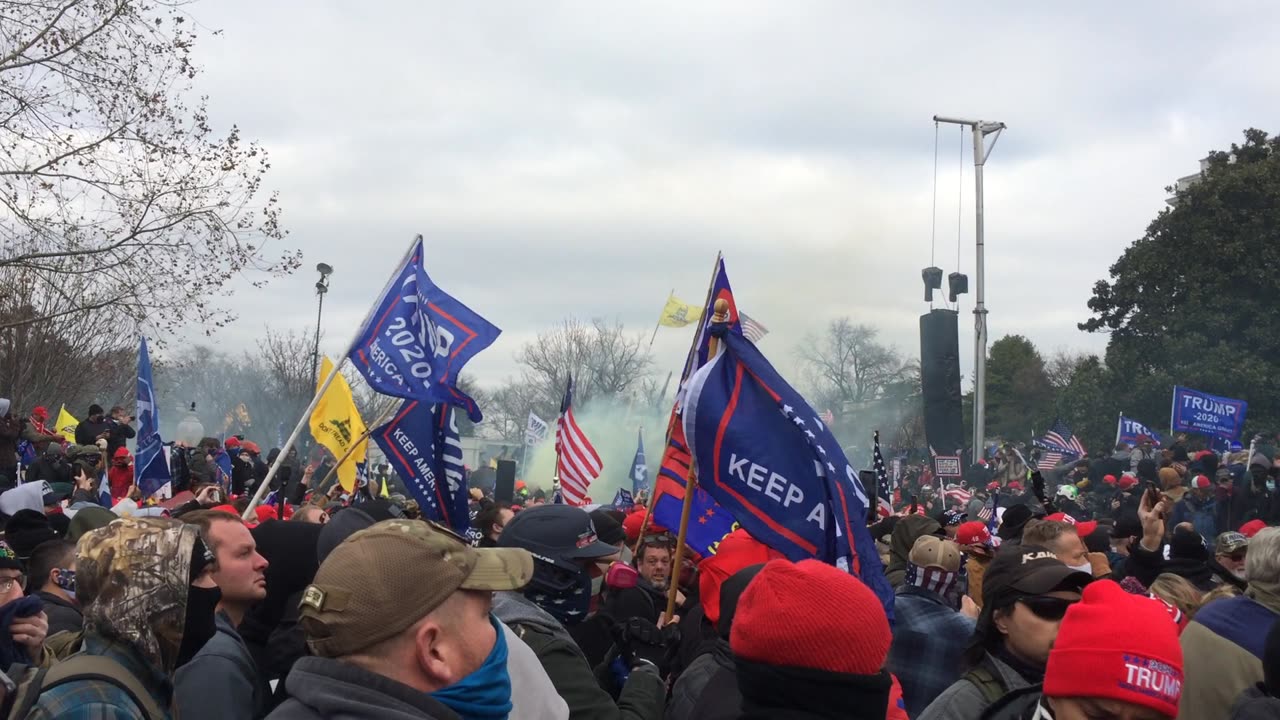 US Capitol Police Bomb Peaceful J6 Protestors