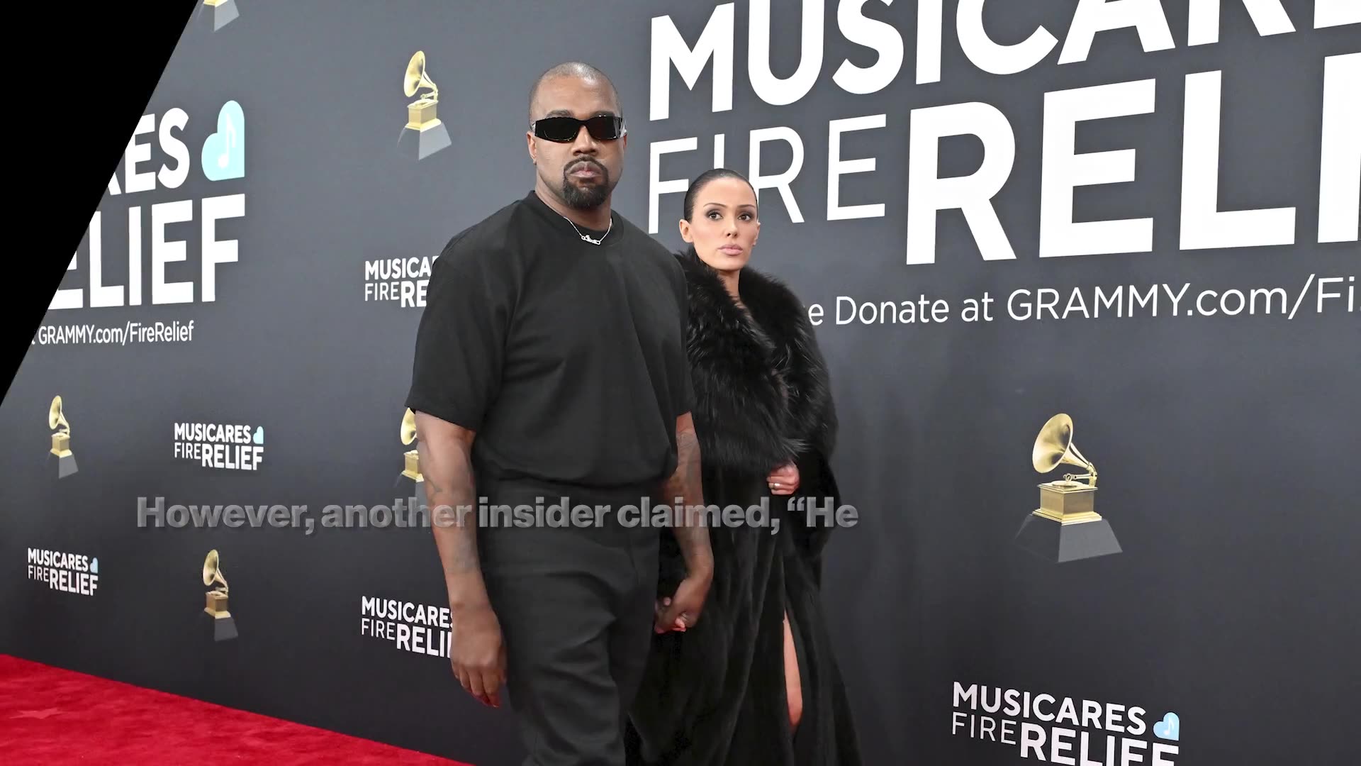 Here's what Kanye West said to wife Bianca Censori during nude Grammys 2025 red carpet appearance