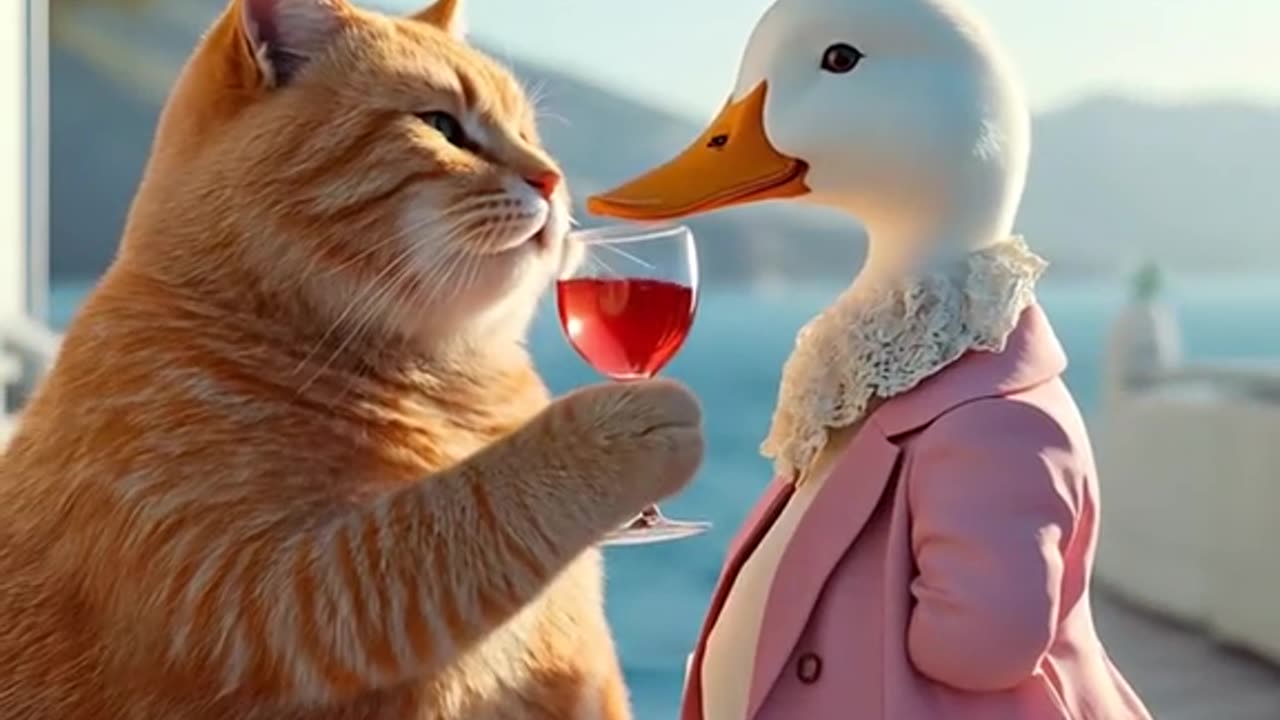 New trending cat ai video