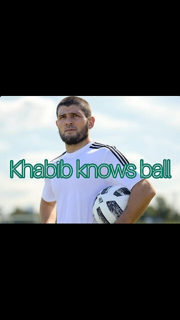 Khabib Nurmagomedov shows Manel Kape he knows a lot about soccer