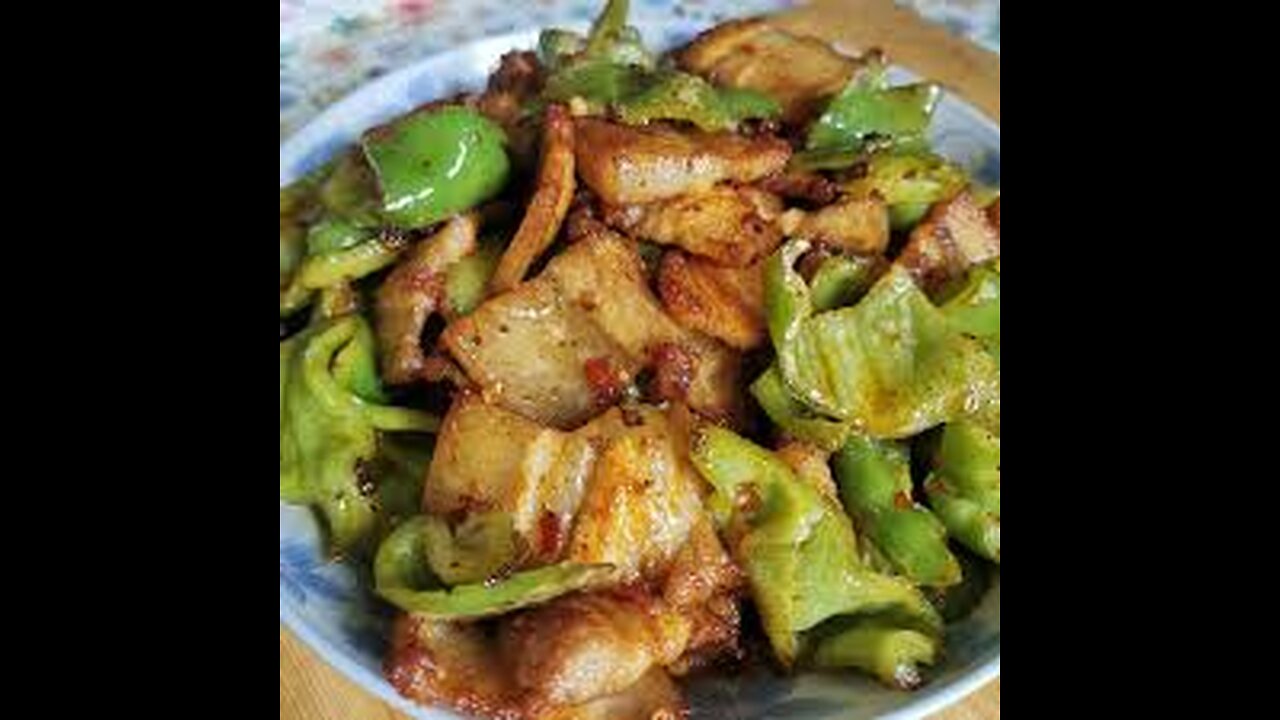 fried pork with chilli