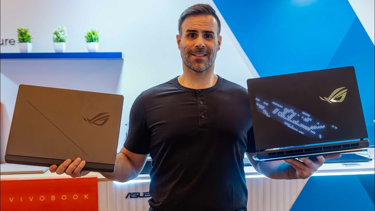 NEW Gaming Laptops from ASUS! // CES 2025, RTX 5090 & RTX 5070