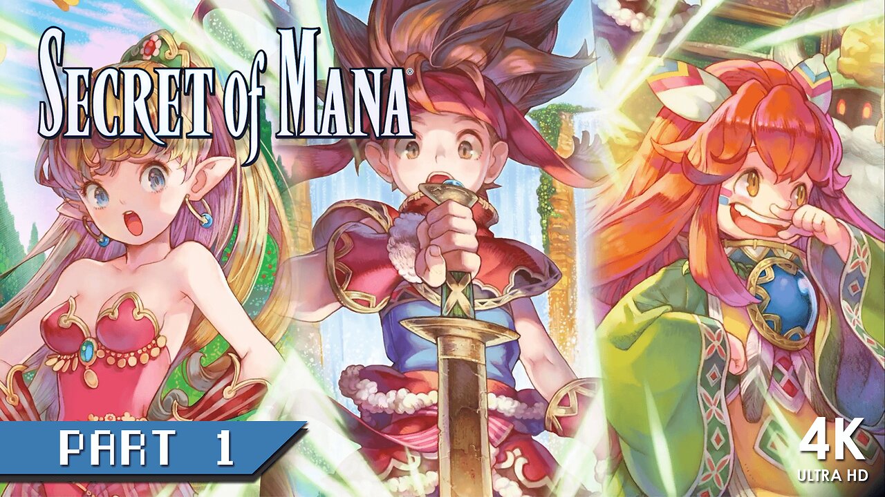Secret of Mana Remake FULL GAMEPLAY Part 1