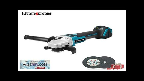 100/125mm Brushless Angle Grinder Variable Speed Rechargeable Electric Cordless Grinders Review