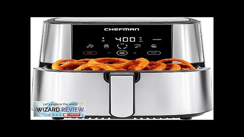 Chefman TurboFry® Touch Air Fryer XL 8-Qt Family Size One-Touch Digital Control Review