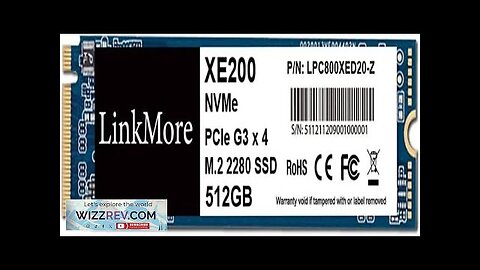 LinkMore XE200 512GB PCIe Gen3 NVMe M.2 2280 Internal Solid State Drive Review