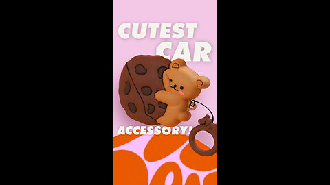 Cookie Bear Car Key Case Cover