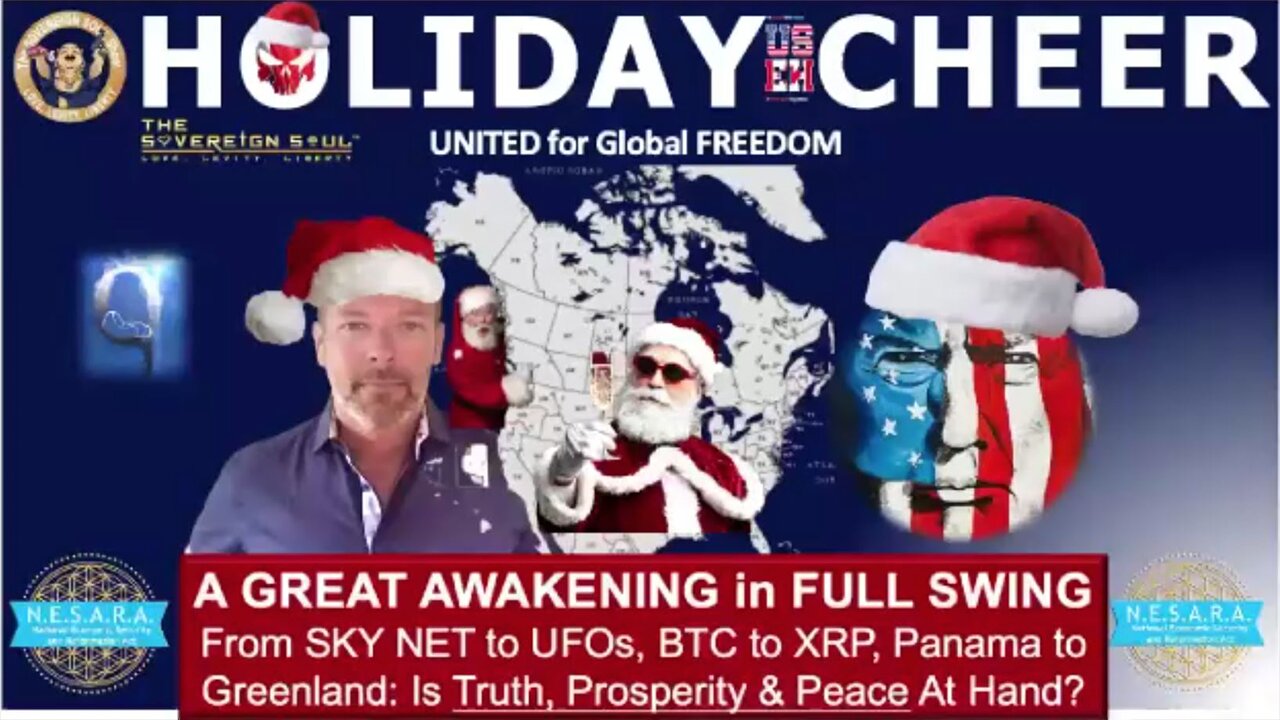 Brad Wozny BIG Intel Dec 24: "From SKY NET to UFOs, BTC to XRP, Panama to Greenland, is MAGAs Truth"