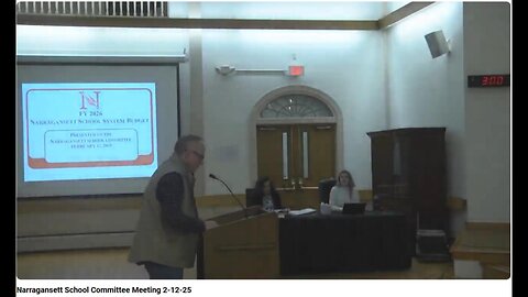 Bob Chiaradio Delivers Warning To Narragansett, RI School Committee They're Out Of Compliance With Current Federal Title IX Policy Which Uses Only Sex And Not Gender