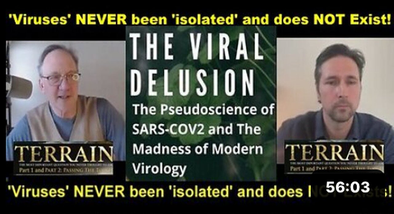 Dr 'Tom Cowan' ft Dr Chris Brown 'Viruses' NEVER been isolated and does NOT Exist!