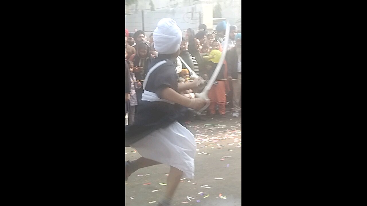 playing Gatka