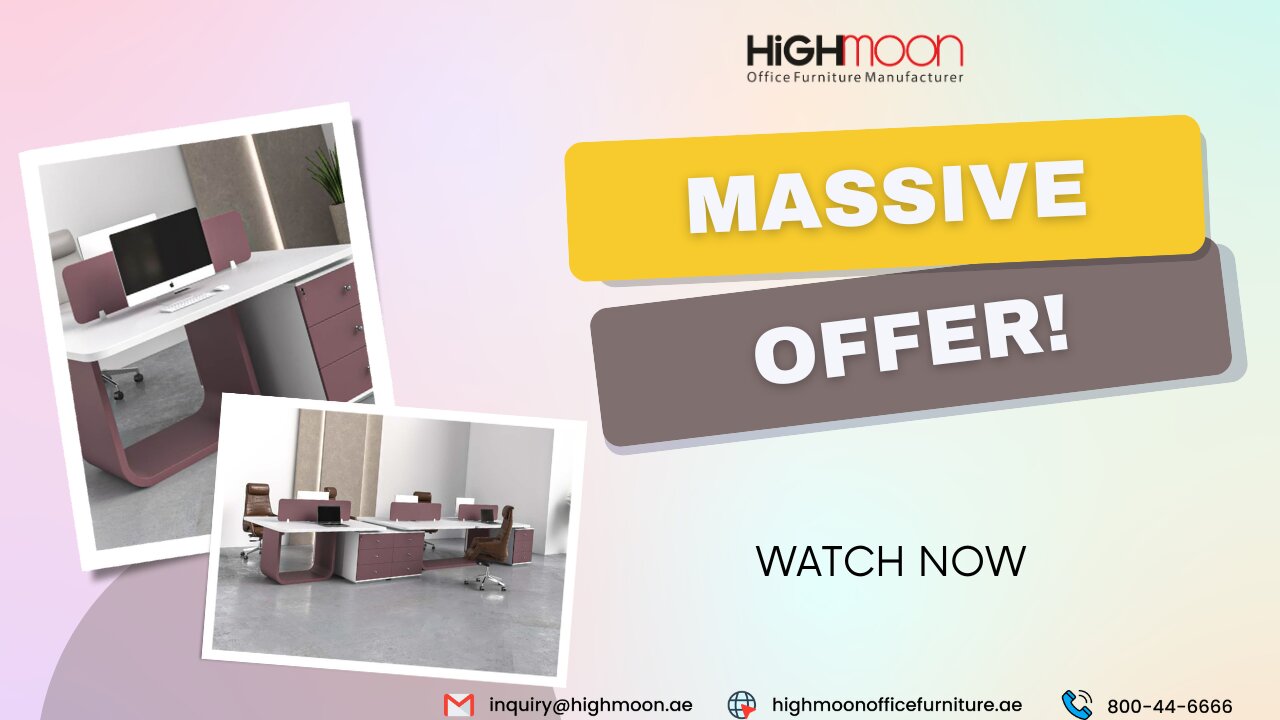 Luxury & Affordable Office Furniture Near Palm Jumeirah | Highmoon Office Furniture Dubai