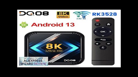 DQ08 RK3528 Smart TV Box Android 13 Quad Core Cortex A53 Support Review