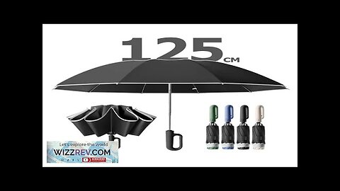 UV Umbrella Windproof Umbrella for Men Women Fully Automatic Reverse Folding Umbrella Review