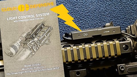 CLOUD DEFENSIVE LCSmk2 Light Control System for STREAMLIGHT PROTAC Dual Function Tape Switch