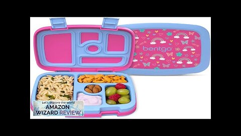 Bentgo® Kids Prints Leak-Proof 5-Compartment Bento-Style Kids Lunch Box Ideal Portion Review