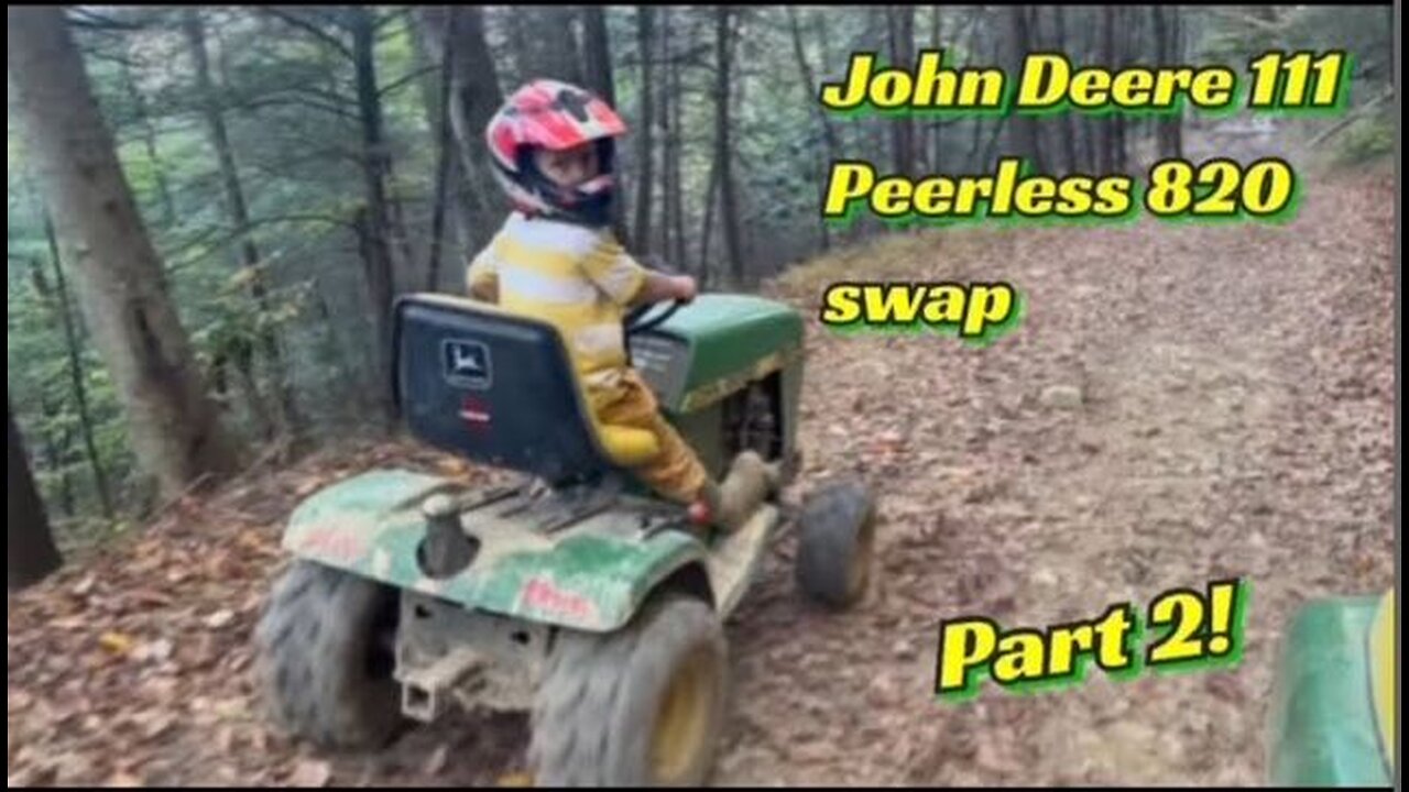 John Deere 111- Peerless 820 swap, Part 2