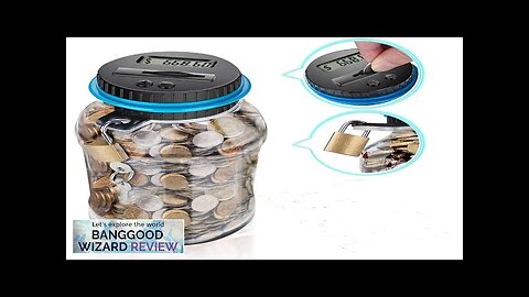 Digital Coin Bank Piggy Counter LCD Display Large Capacity Automatic Counting Money Review