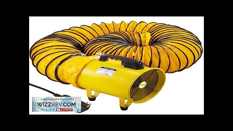 VEVOR Utility Blower Fan 10 Inches 320W 1030&1518 CFM High Velocity Ventilator Review