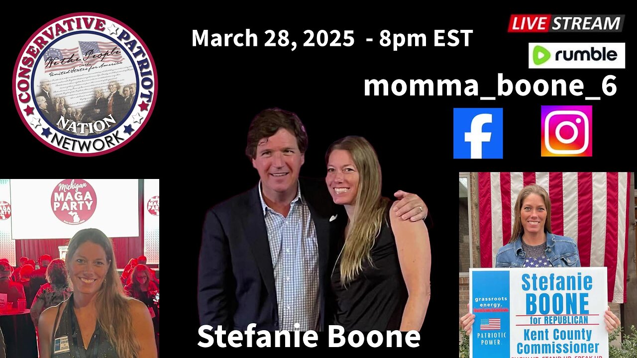 Live 8pm EST on Friday! Stefanie Boone - Teacher fired for resisting lock step radical views.