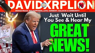 DAVIDXRPLION TRUMP DOES IT AGAIN - HERE IS HIS GREAT NEWS! MUST WATCH TRUMP NEWS!