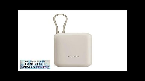 Xiaomi 22.5W 37Wh 10000mAh Built-in Cable Power Bank External Battery Power Supply Review