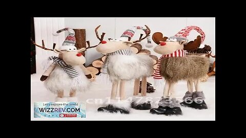 Standing Elk Doll with Lights Large Christmas Gift For Kid Christmas Elk Review