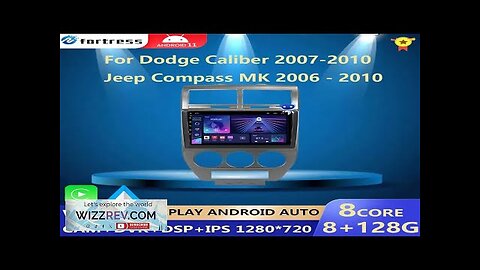 Android 13 For Dodge Caliber Jeep Compass 1 MK Patriot 2006 Review