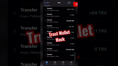 Trust Wallet Hack 😨🥺 #trending #crypto #hacker #trustwallet #wallet #binance #blockchaintechnology