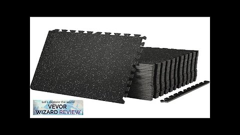 VEVOR 25 PCS 1/2 inch Thick Gym Floor Mats 24" x 24" Review