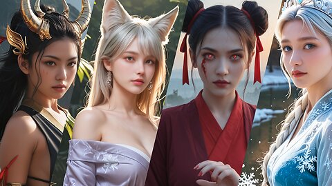 Yokai: Whispers of the Forbidden | 4K AI Girl Lookbook | 妖怪