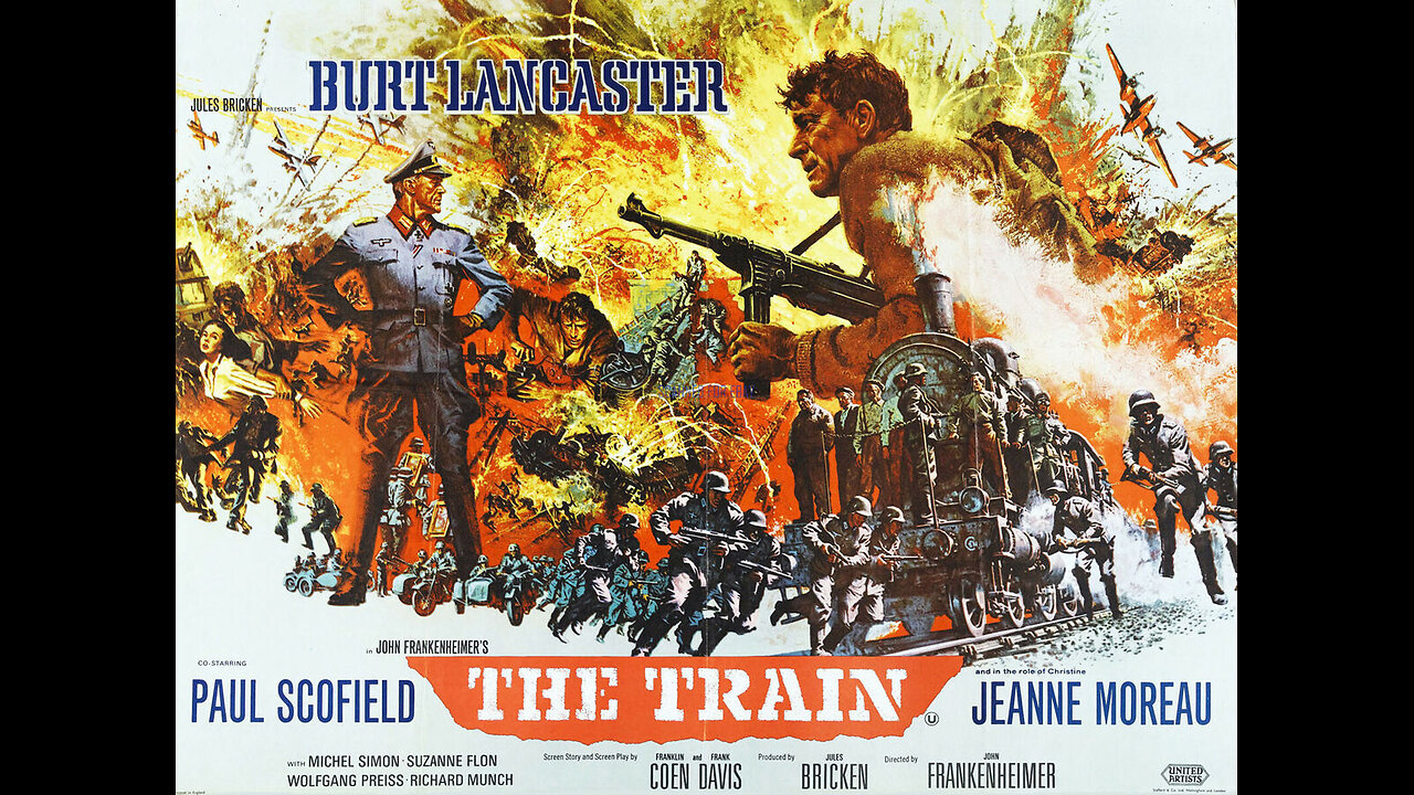 The Train 1964 colorized (Burt Lancaster)