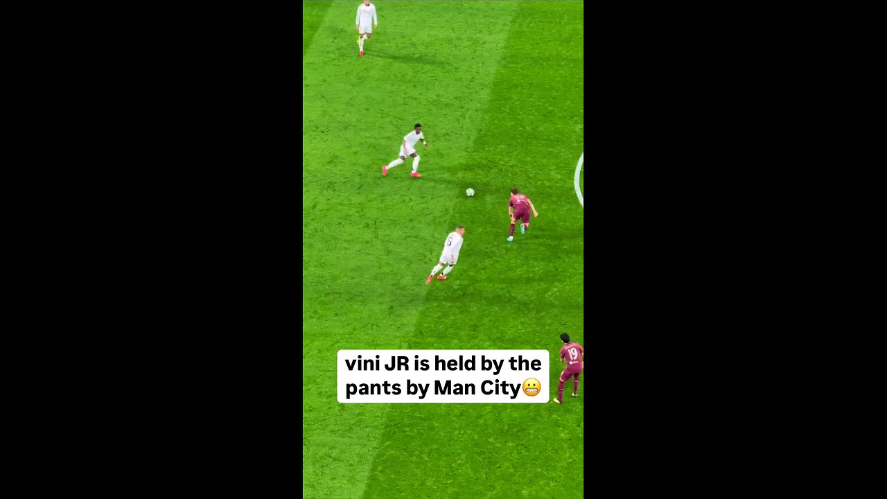 Vin Jr against Man City