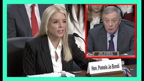 Dick Durbin just asked Pam Bondi what Kash Patel thinks about Q-Anon