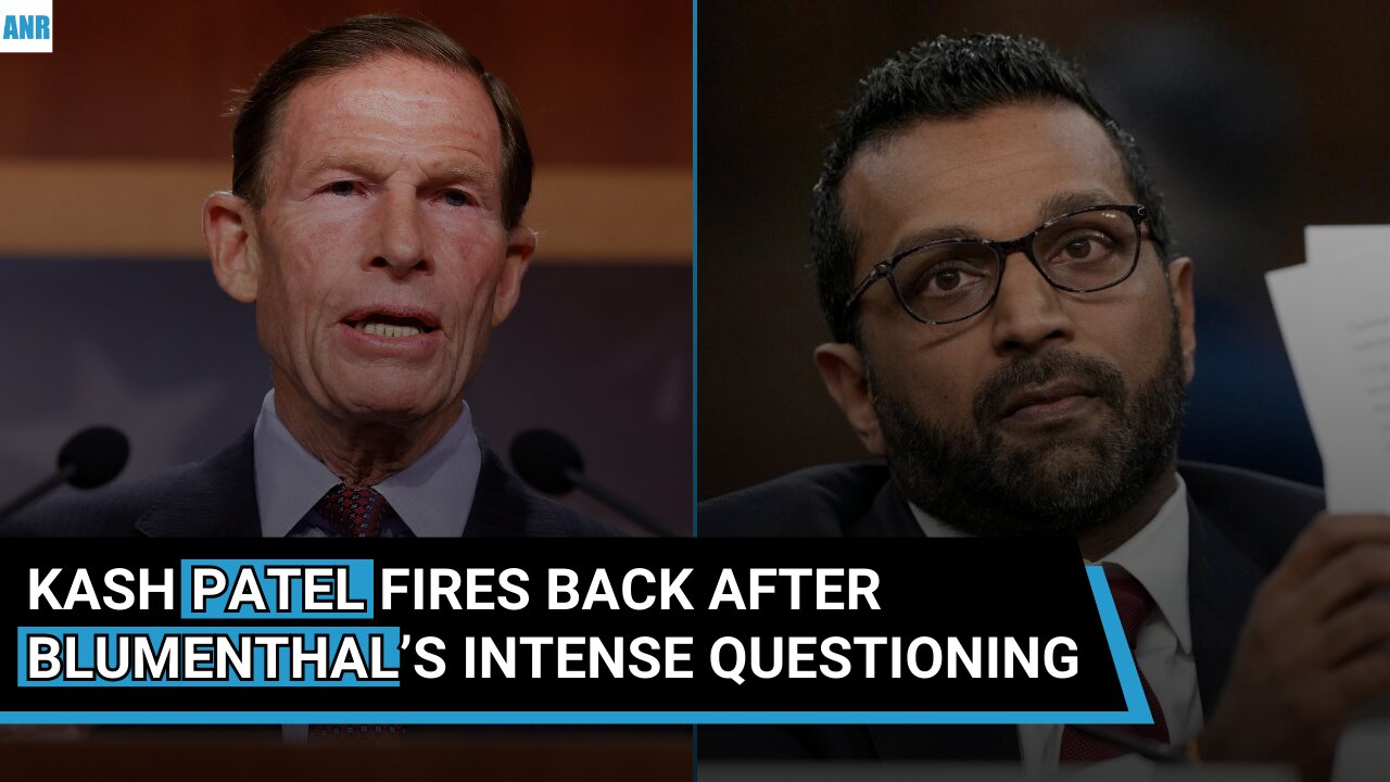 🚨BREAKING: KASH PATEL FIRES BACK AFTER BLUMENTHAL’S INTENSE QUESTIONING