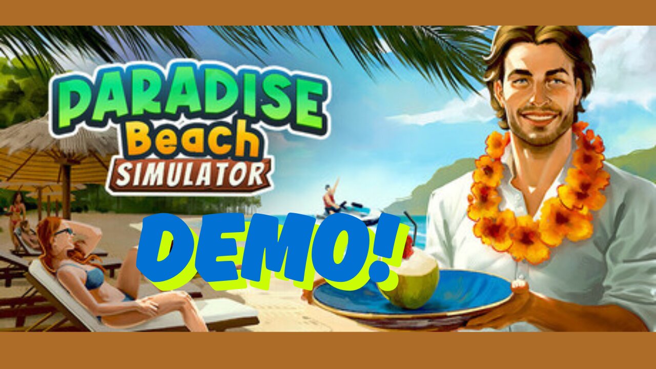 🌴 PARADISE BEACH SIMULATOR DEMO | Ultimate Beach Resort Builder! | First Look & Gameplay