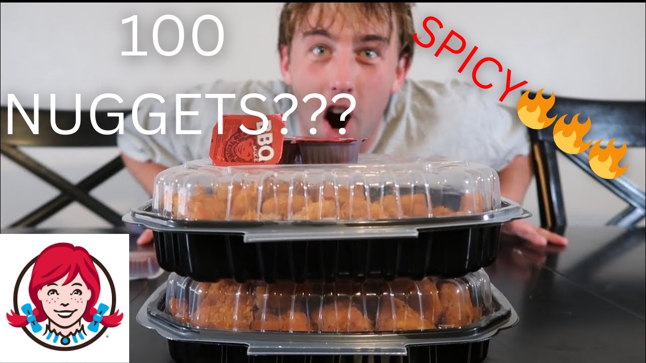 100 WENDYS SPICY NUGGET CHALLENGE